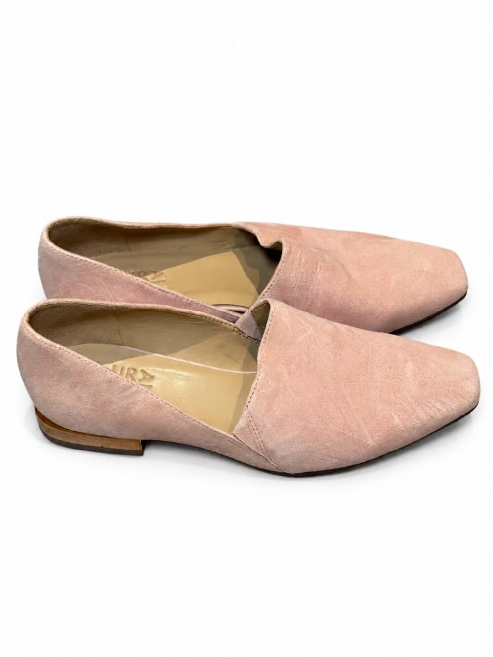 Naturalizer Blush Suede Slip On Loafers Size 6
